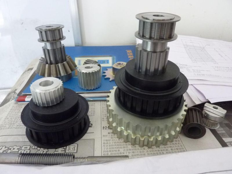 Large Timing Belt Pulley Customized Belt Pulley in Steel, Aluminum and Cast Iron