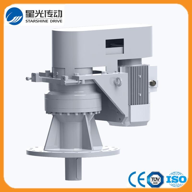 Aluminum Flange Mounted Helical Geared Motor for Kiln Machine