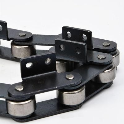 P101.6f76 Industrial Transmission Gear Reducer Conveyor Parts Large Pitch ISO and ANSI Standard Driving Conveyor Chains with Attachments