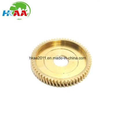China Factory Supply CNC Machining Baitcasting Reel Part Small Brass Drive Gear