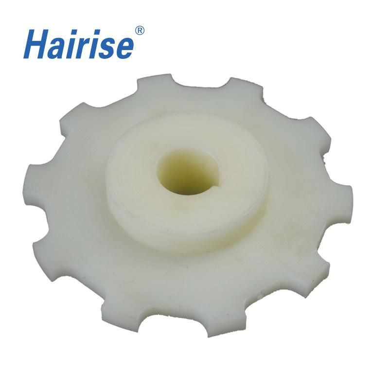 Hairise Plastic Conveyor Nylon Chain Sprocket with 10/24/25 Teeth Wtih ISO Certificate