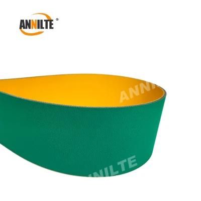Annilte Green/Yellow 1.5mm Transmission Belt for Paper Straw Machine