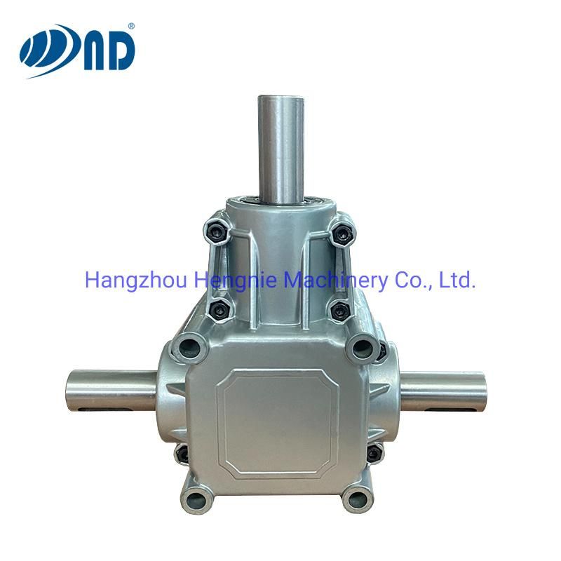 Pto Farm Slasher Rotary Mixer Tractor Right Angle Agricultural Bevel Gearbox for Manual Fertilizer Distributor/Salt Spreader