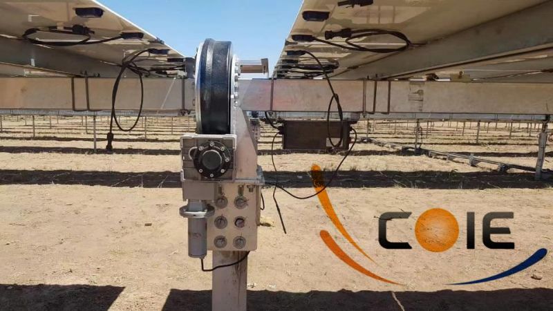Vh7 Slewing Drive 24VDC Motor for Bifacial Solar Tracking