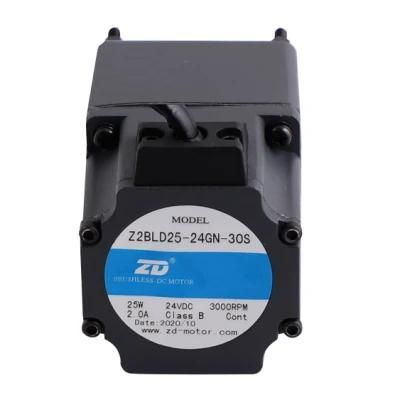 ZD Factory Price Agricultural Machinery High Efficient Brushless Gear Motor for AGV Automation Equipment