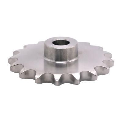 Stainless Steel Flat Top Chain Wheel Transmission Machinery Parts Sprocket Wheels with Conditioning and Quenching
