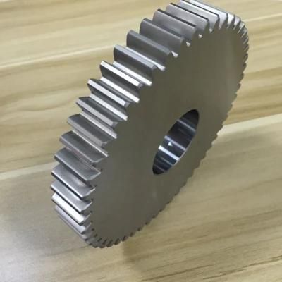 Automation Industry Transmission System Used CNC Turning Steel Spur Worm Gear Metal Gear