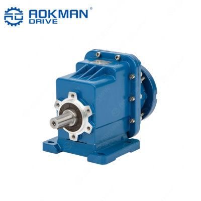 Low Ratio RC Series Coaxial Gearbox Cast Iron Foot Mounting Helical Reducer with Gear Motor