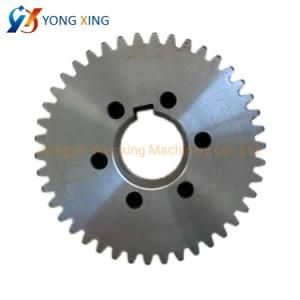 6kz053c Series Gears Module2.5 20crmnti Steel Spur Gear with 6 Through Hole