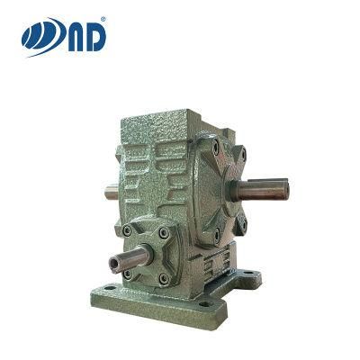 Factory Wholesale Worm Gearbox with Cast Iron Housing Single Double Speed Gear Box Reducer Reduction for Electric Motor (Wpa Wpx Wpo Wpda)