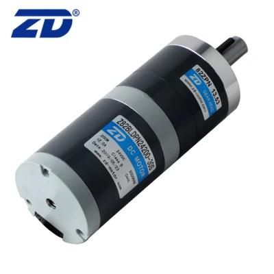 ZD Horizontal Type 82mm 24 Voltage Brush/Brushless Precision Planetary Transmission Gear Motor