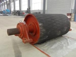 Belt Conveyor Pulley Drum with Rubber Lagging for Coal Mining