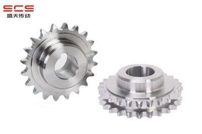 Carbon Steel Duplex Sprocket Wheel for Double Chain by China Factory Scs