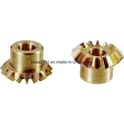 Custom Brass Mini Transmission Spiral Bevel Gear for Bicycle