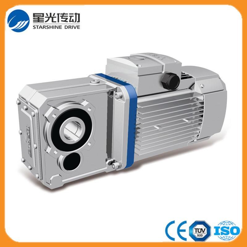 Aluminum Flange Mounted Helical Geared Motor for Kiln Machine