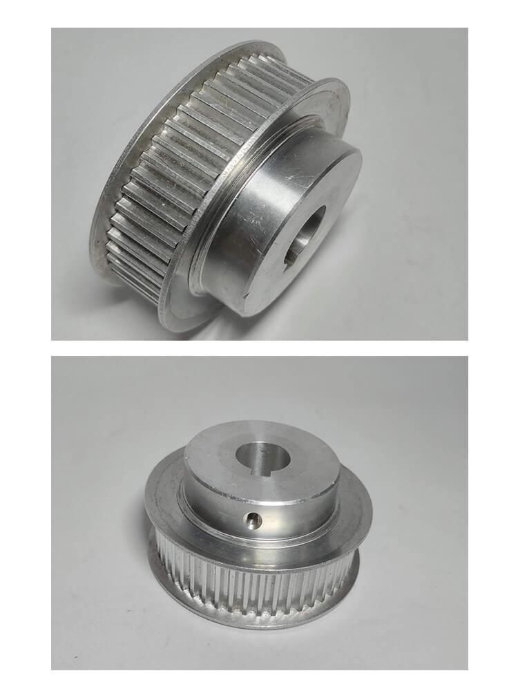 Densen Customized Aluminum Precision Machining Belt Pulley for Conveying Equipment