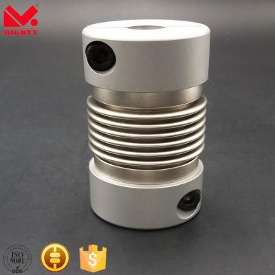 Spring Coupling Metal Bellows Clamp Type Spring Flexible Shaft Coupling for Step Motor Bc Series