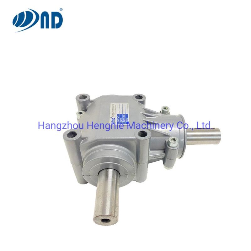 Pto 540 Rpm 90 Degree Ratio 1: 1 Right Angel Bevel Gear Box Agricultural Machine Gearbox for Sawmill Small Rotary Tiller