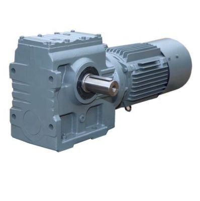 K Series Foot Mounted Solid Shaft Helical Bevel Gearbox
