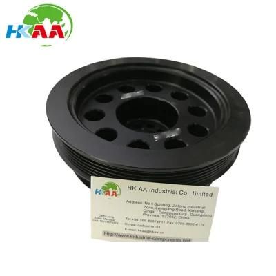 OEM Specification Precision Machined Anodized Black T6-6061 Billet Aluminum Crank Pulley