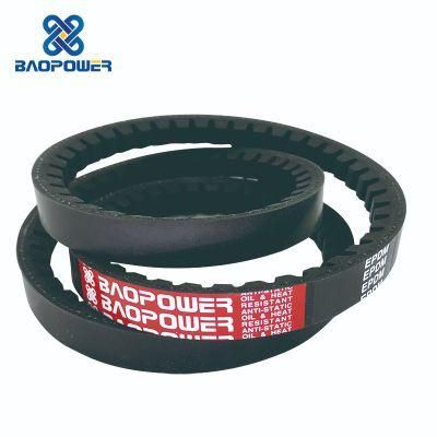 Baopower Classic Raw Edge Transmission EPDM CR Rubber Notched Drive Toothed Multi Remf Recmf Bandas Correas V-Belt Ax Bx Cx 10X 13X 17X