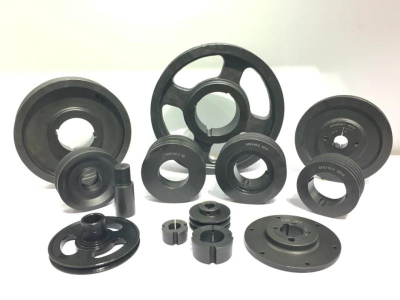 Heavy Duty 4 Grooves Cast Iron V-Belt Pulley American European Standard 3V 5V Vee Pulleys