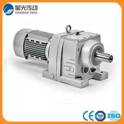 Energy Efficient Inline Helical Gear Reducer with Motor
