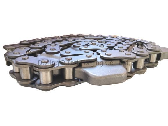 X458 Roller Steel Forging Metal Chain Drive Chain and Industry Transmission Conveyor Drag Standard Carbon Steel Chain with Forging Part X348 X678