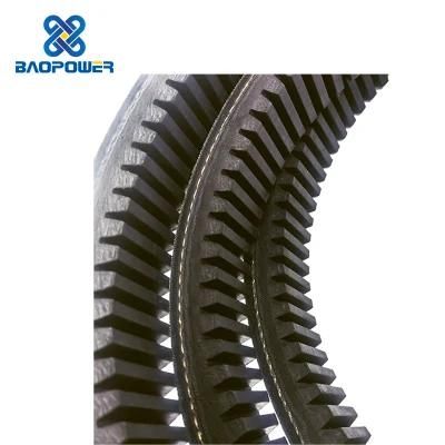 Baopower Agricultural Variable Speed Cogged Tooth Notched Heavy Duty Bando Cog-Belts EPDM Cog Rice Corn Havester Aramid V-Belt Ho