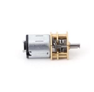 Carbon Brush N20 Gear Motor 20-50rpm with Gearbox for Door-Lock Robot and Toys