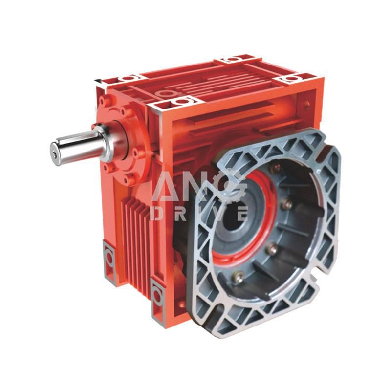 Nrv New Design Double Dual Shaft Input Right Angle Reduction Motorized Worm Reductor Gearbox