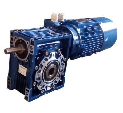 Nmrv063 Worm Gearbox with Extension Shaft and Brake System Electric Motor