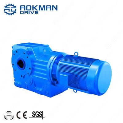 Helical Bevel Gearmotors Gear Box High Precision 90 Degree Bevel Gearbox