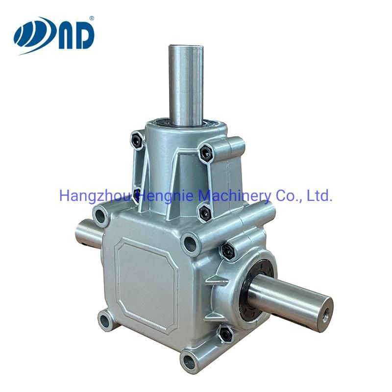 Pto Farm Slasher Rotary Mixer Tractor Right Angle Agricultural Bevel Gearbox for Manual Fertilizer Distributor/Salt Spreader
