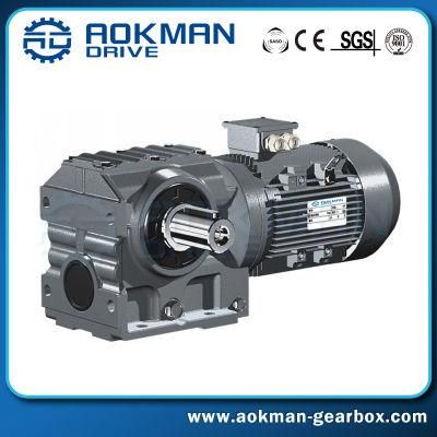 S Series Helical Worm Variable Speed Gear Box with Motor