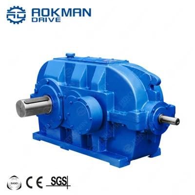 4 Stage Dy Series Gear Reduction Box 90~500 Ratio 90 Degree Cylindrical Gearbox