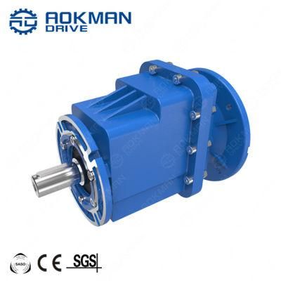 Low-Noise Operation in-Line Shaft Flange Gearbox Helical Gear Reducer
