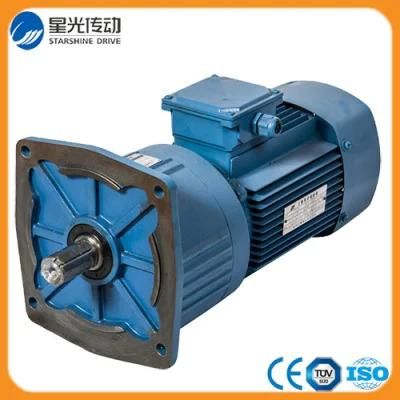 Ncj Series Helical Geared Motor Reducer with Flange Mounted