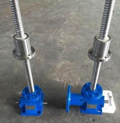 10kg-200kg Worm Gear Reducer Small Swl1 Screw Elevator Jack Electric Hand Screw Reducer Lifting Platform