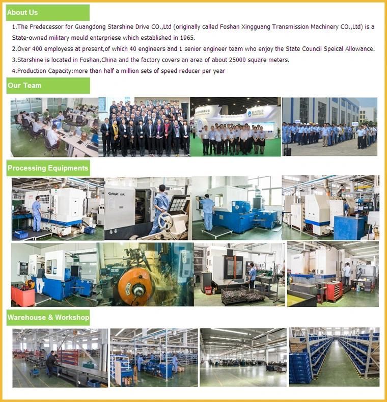 High Efficiency Inline Shaft Flange Mouted Gearmotor for Agitator