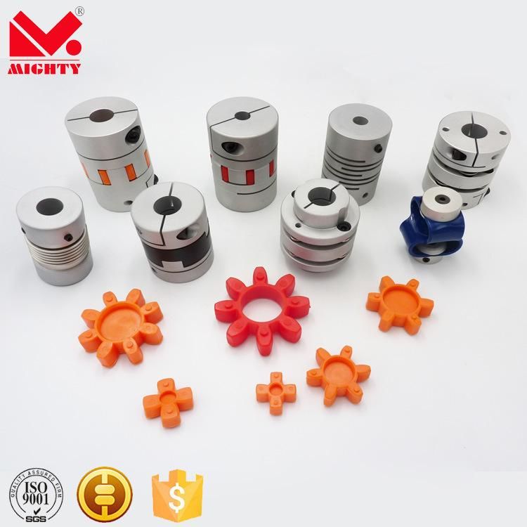 Flexible Spider Jaw Coupling High Torque for Mask Machine Shaft Coupling CNC Flexible Plum Coupling Servo Motor