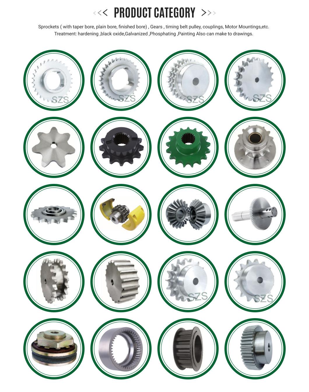 Idler Sprocket: Ball Bearing, Plate Wheel, ID06A, ID08A, ID10A, ID12A, ID16A, ID20A(Standard America,Europen, ANSI Standard or made to drawing) Transmisson part