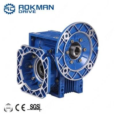 Aluminium Alloy Input Speed 1400 Rpm Worm Gear Motor Speed Reducer