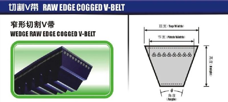 Xpa5335li Rubber V Belt Notched Belt