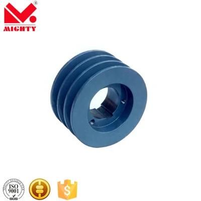 Factory Directly Supply European Standard Cast Iron V- Belt Pulley Poly V Pulley Tapered Bore