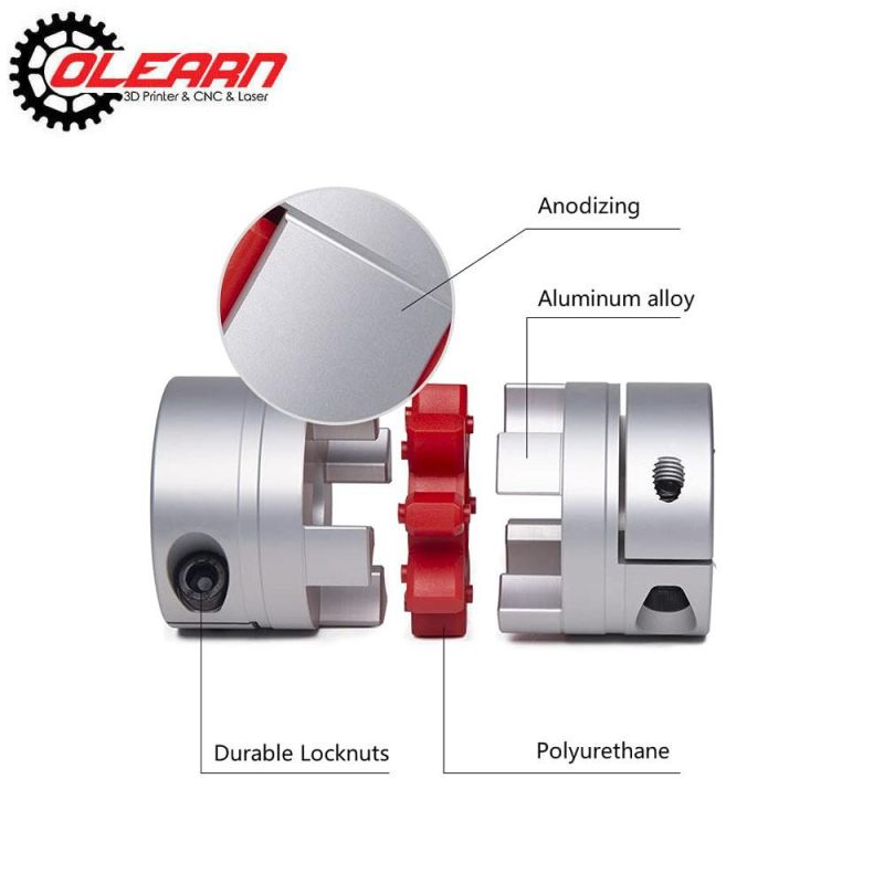 Olearn Flexible Plum Shaft Coupling CNC