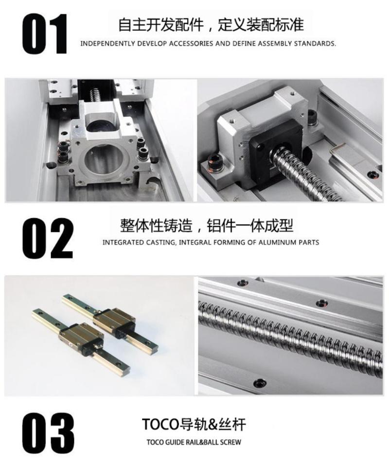 Ball Screw Driven Linear Module Automatic Slide Robot Linear Actuators