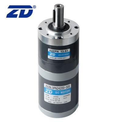 ZD 82mm Three-Step Brush/Brushless Precision Planetary Transmission Gear Motor with CE Certification