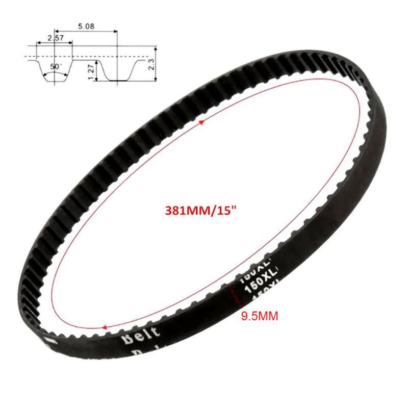 Htd 3m Transmission Belt Closed Loop Length 321mm Width 10mm Pitch 3mm Teeth Number 107 for 3D Printer Accessories