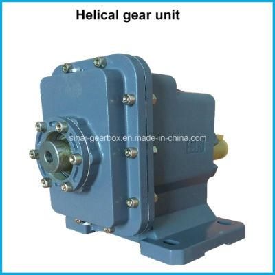 Src02 Motor Two-Staged Speed Reduction Helical Gearbox Reducer